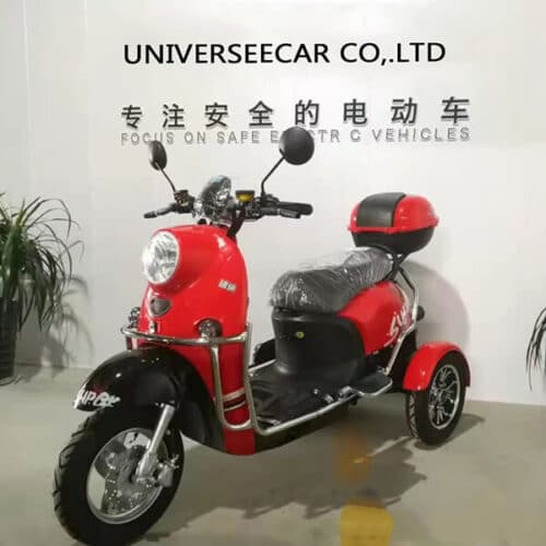 3 wheels adult motor scooter