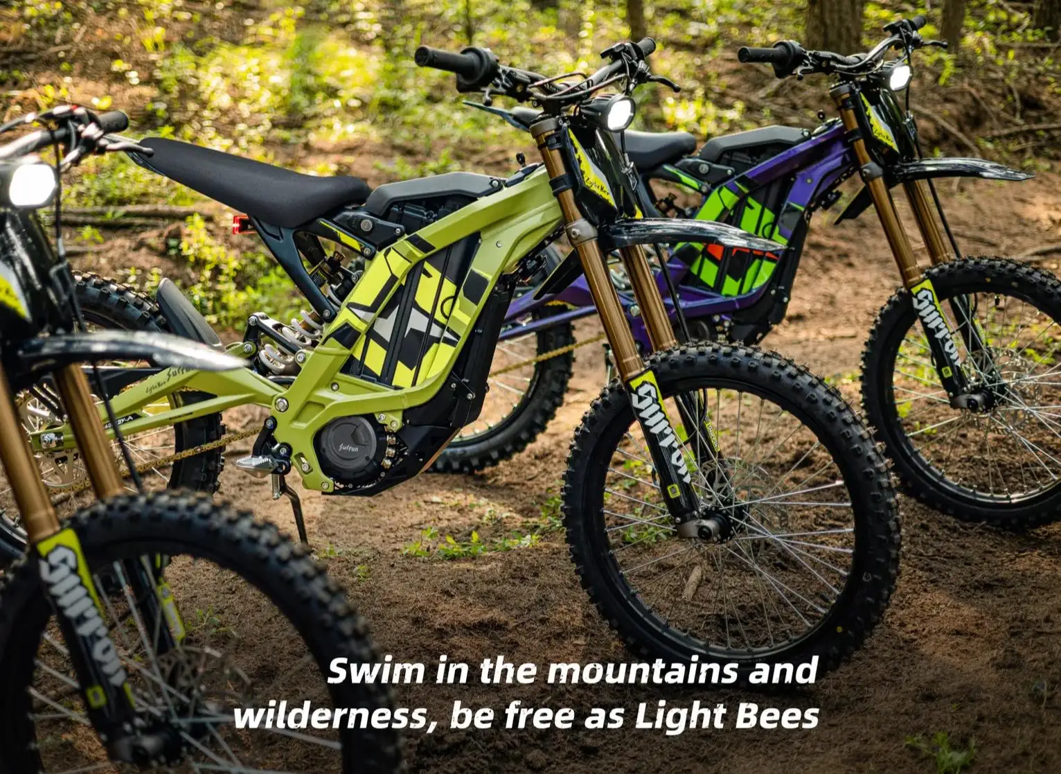 For Light Bee X 2026 Electric dirty bikes for Adults-8000W Motor Sport Mode IP65 Water Resistant